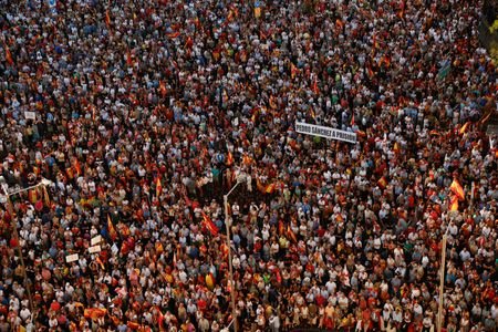Demonstration in support of Ceuta residents amidst migrant crisis, in