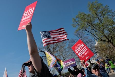 FILE PHOTO: U.S. Supreme Court hears Trump's bid to limit