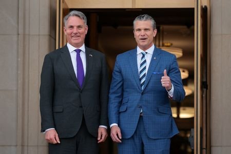 U.S. Defense Secretary Pete Hegseth meets with Australia’s Deputy Prime