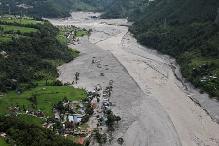 Aftermath of flash floods and mudslide in Nepal