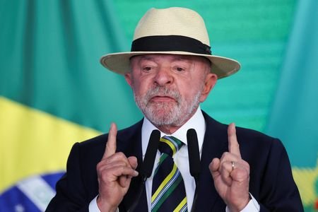 Brazil's President Luiz Inacio Lula da Silva attends a ceremony