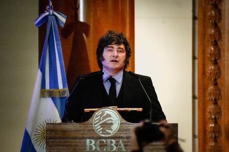 Argentina's President Javier Milei attends ceremony marking 172nd anniversary of
