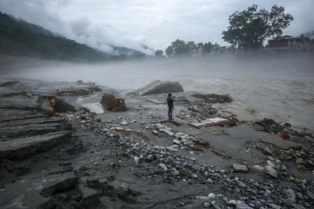 Aftermath of devastating floods in Nepal