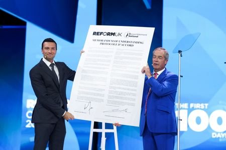 Reform UK party conference, in Birmingham