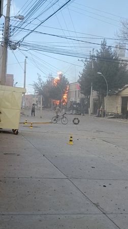 An explosion at a military unit in Viacha