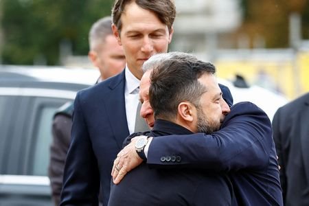 Ukraine's President Zelenskiy welcomes U.S. special representatives Witkoff and Kushner