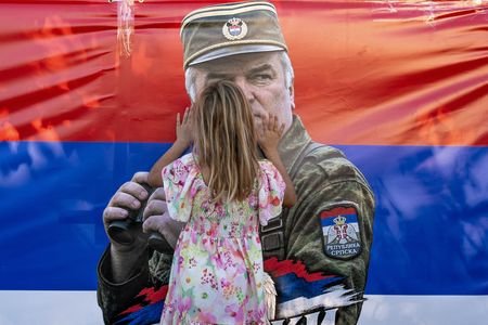 Funeral of former Bosnian Serb wartime general Ratko Mladic in