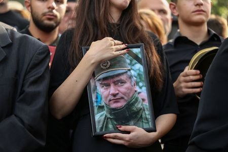 Funeral of former Bosnian Serb wartime general Ratko Mladic in