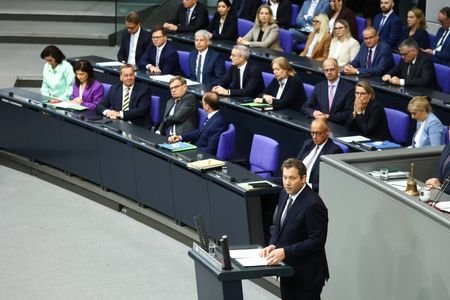 2027 budget debate at the German lower house of parliament,