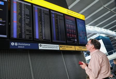Air traffic control issue disrupts flights at major UK airports