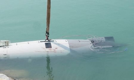 An unmanned U.S. submersible captured by Iran's IRGC