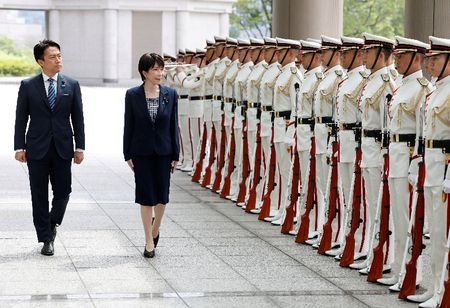 Japanese Prime Minister Sanae Takaichi and Defence Minister Shinjiro Koizumi