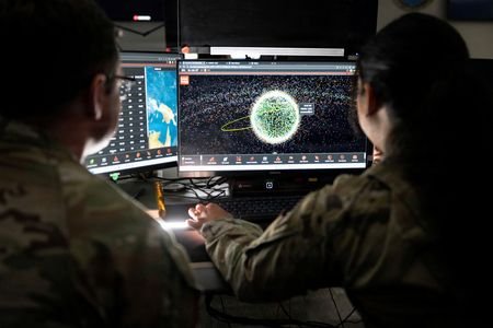 Space Force Guardians assigned to Space Delta 5 monitor a