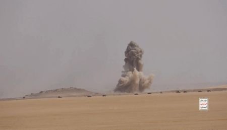 Battle between Iran-aligned Houthi fighters and Saudi-backed forces in al