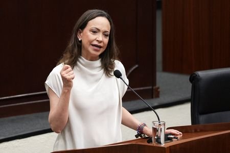 Venezuelan opposition leader Maria Corina Machado visits Panama
