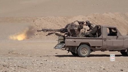 Battle between Iran-aligned Houthi fighters and Saudi backed forces in
