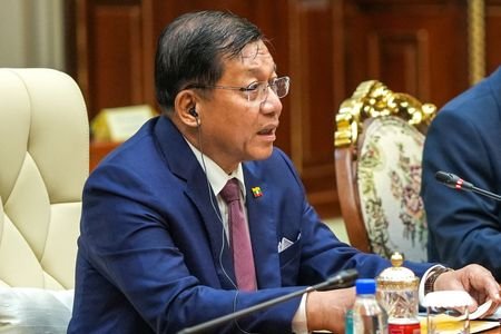 Myanmar's junta chief turned President Min Aung Hlaing visits Cambodia