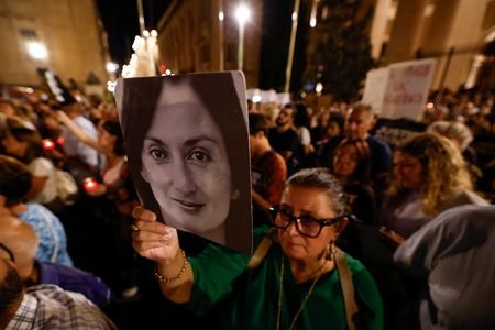 Protest following the acquittal of Maltese businessman Yorgen Fenech, in