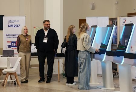 Voting begins in Russian parliamentary election which Putin has cast as barometer of support for war