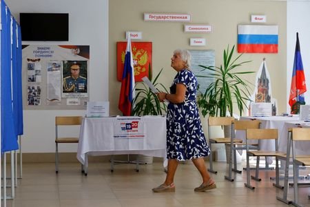 Russia's parliamentary election held in Mariupol amid Russia-Ukraine conflict