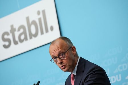 Germany's Merz rallies for his party's Berlin state elections top