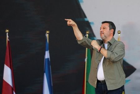 FILE PHOTO: European far-right parties summit in Milan