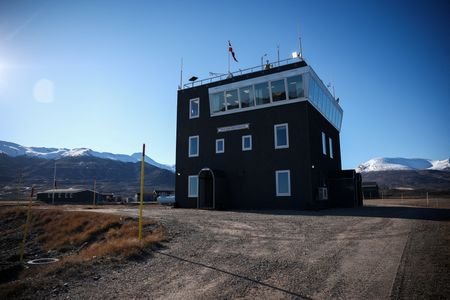 FILE PHOTO: Mestersvig military outpost in Greenland