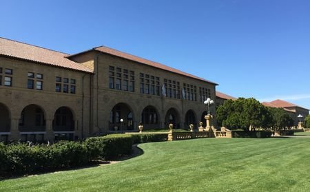 General view of main quad building on the campus of