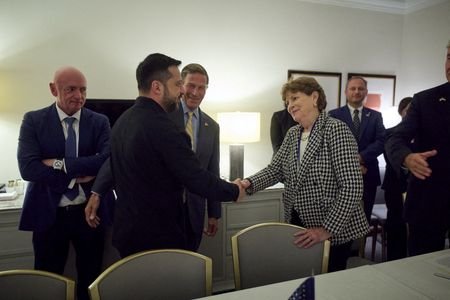 Ukraine's President Zelenskiy meets with US Senators in New York