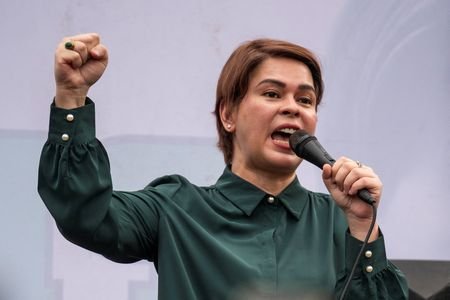 Philippine Vice President Sara Duterte at the Quezon City Regional