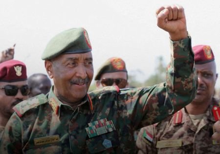 FILE PHOTO: Sudan army chief Abdel Fattah al-Burhan at the
