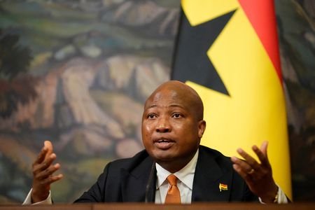 Russian Foreign Minister Lavrov meets Ghana's Foreign Minister Okudzeto Ablakwa