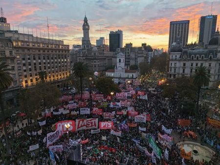 March of 'anger' takes place in Argentina