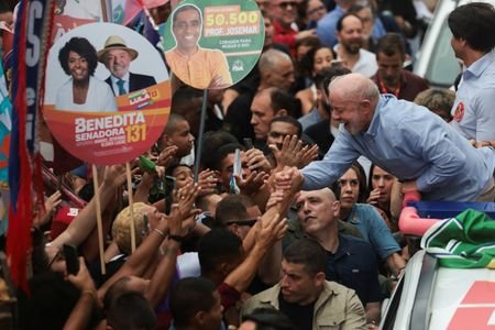 Brazilian President Luiz Inacio Lula da Silva, a candidate for