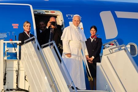 Pope Leo departs for his apostolic journey to France, at