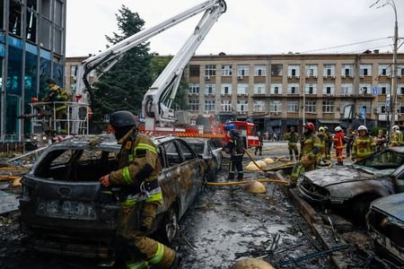 Russian strikes shut Ukraine’s biggest steelmaker, kill seven in Kyiv