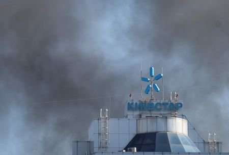 Russian drone strike in Kyiv
