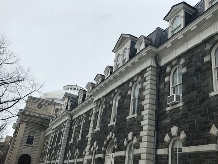 A Cornell University building is pictured in Ithaca
