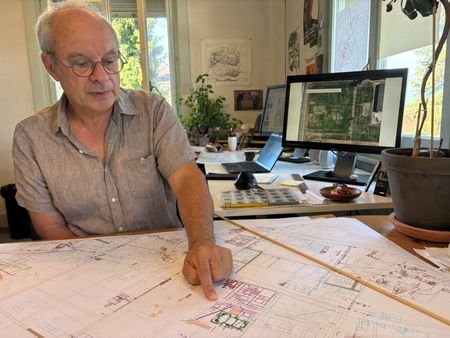 Archaeologist Pierre Blanc, head of excavations for the Roman site