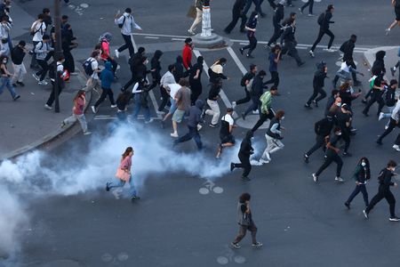 Police fire teargas as French school protests cause ‘heaviest toll in decades’