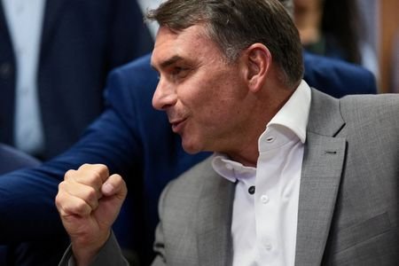 Brazilian presidential candidate Flavio Bolsonaro of the Liberal Party (PL)