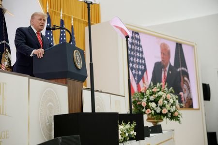 US President Trump attends the