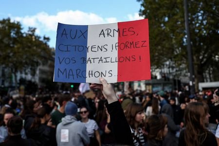 FILE PHOTO: Nationwide day of student protests in France