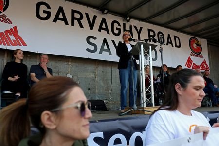 Protest against an Orange Order parade in Portadown
