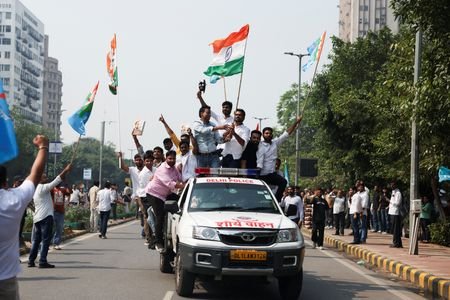Opposition parties march to the Supreme Court in protest against