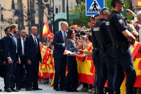 Spain's King Felipe and Spain’s Queen Letizia visit Ceuta