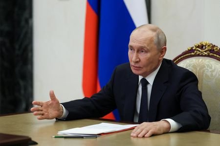 Russian President Putin chairs Security Council meeting in Moscow