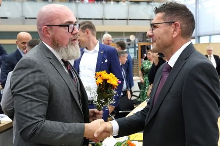 Constitutional session of Saxony-Anhalt's regional parliament in Magdeburg