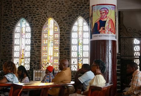 Catholic Mass at the Cathedral of Our Lady of Victories