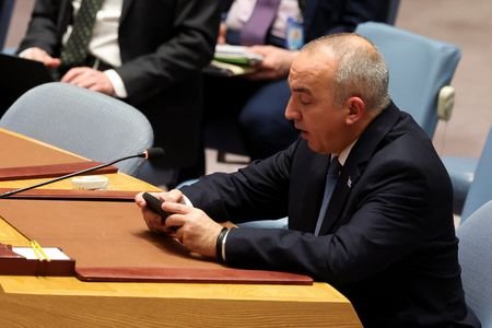 Members of the UN Security Council meet on the U.S.